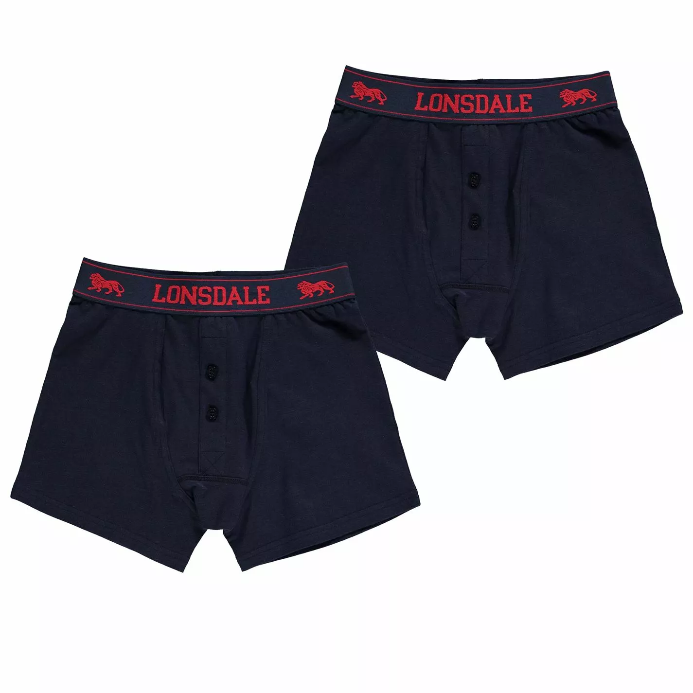 Lonsdale 2 Pack Boxers Junior 3 Lonsdale 2 Pack Boxers Junior