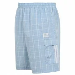 Lonsdale Check Shorts Mens