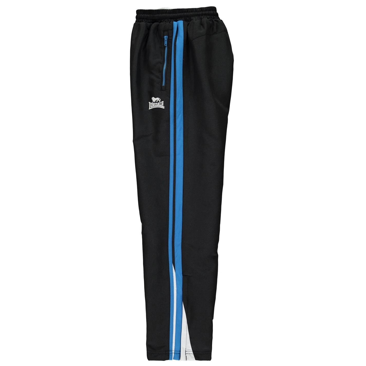 Lonsdale Two Stripe Woven Jogging Pants Junior Boys 5 Lonsdale Two Stripe Woven Jogging Pants Junior Boys - Image 3