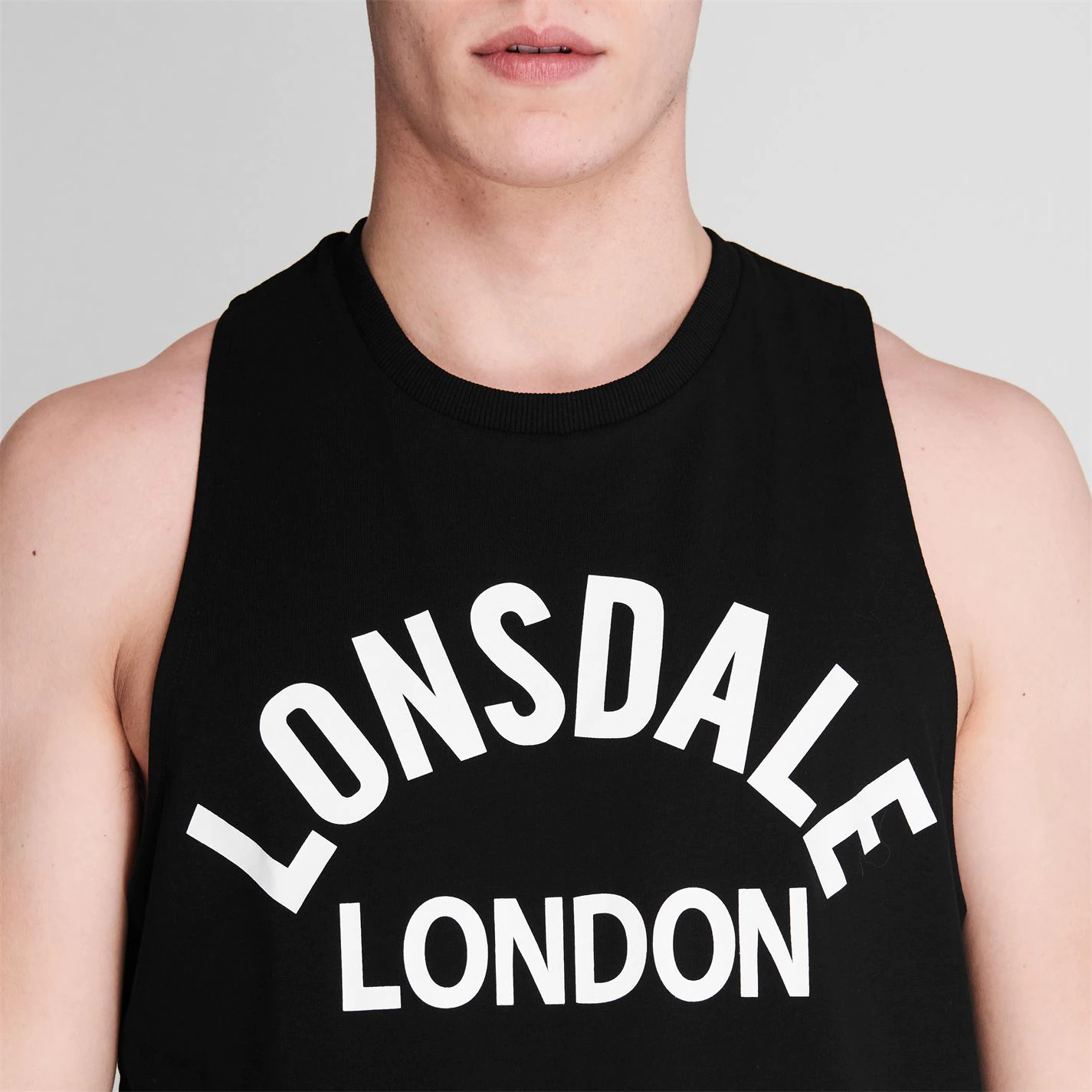 Lonsdale Muscle Vest Mens 6 Lonsdale Muscle Vest Mens - Image 4