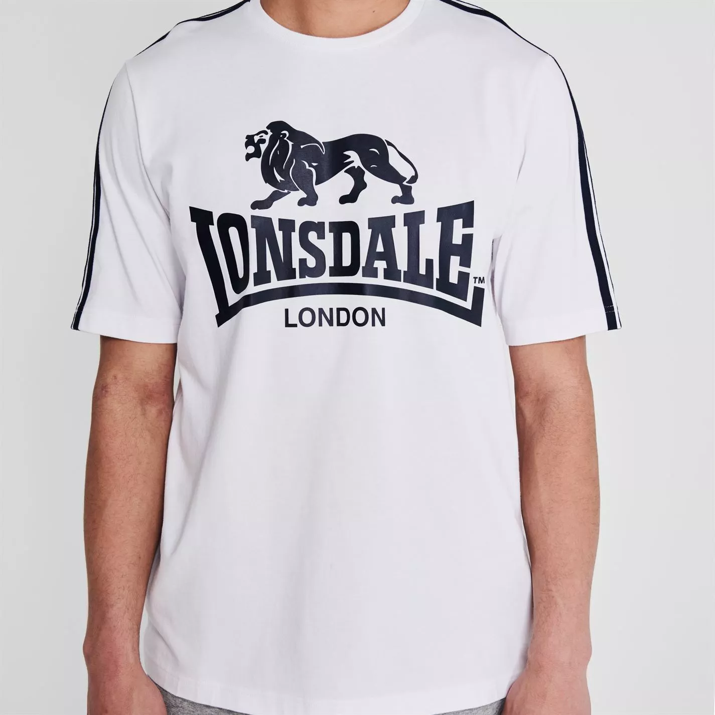 Lonsdale Large Logo T Shirt Mens 6 Lonsdale Large Logo T Shirt Mens - Image 4