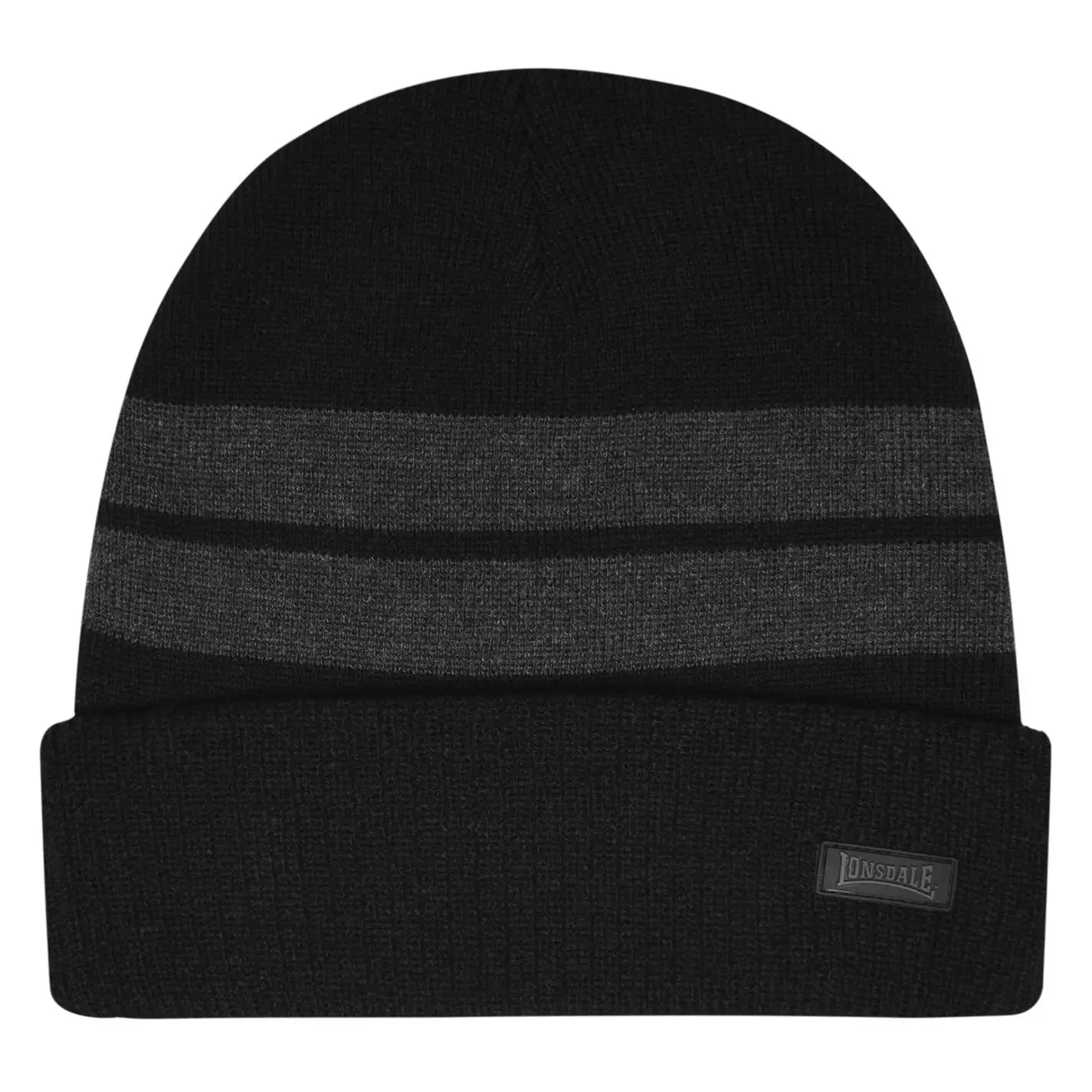 Lonsdale Turn Up Beanie Hat Mens 2 Lonsdale Turn Up Beanie Hat Mens