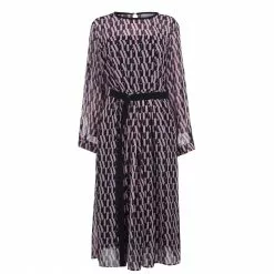 Marella Riserva short sleeve fit and flare dress